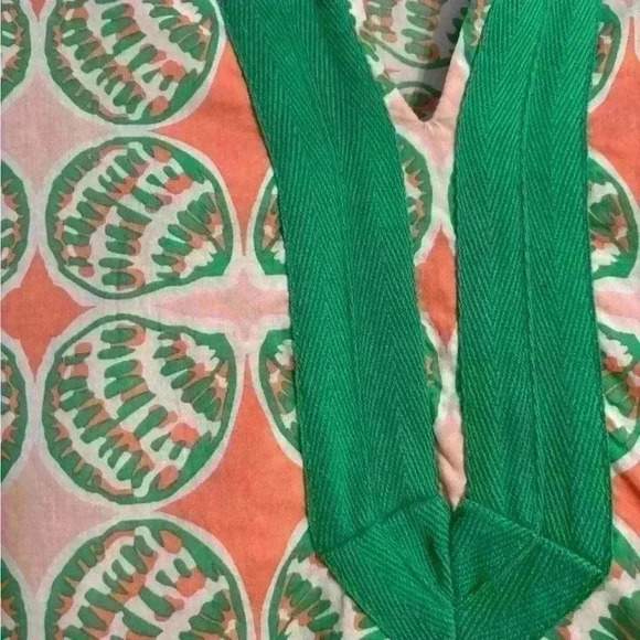 Crown & Ivy Beach Women's Tunic Green Coral Seashell Size Large‎ - Picture 2 of 6